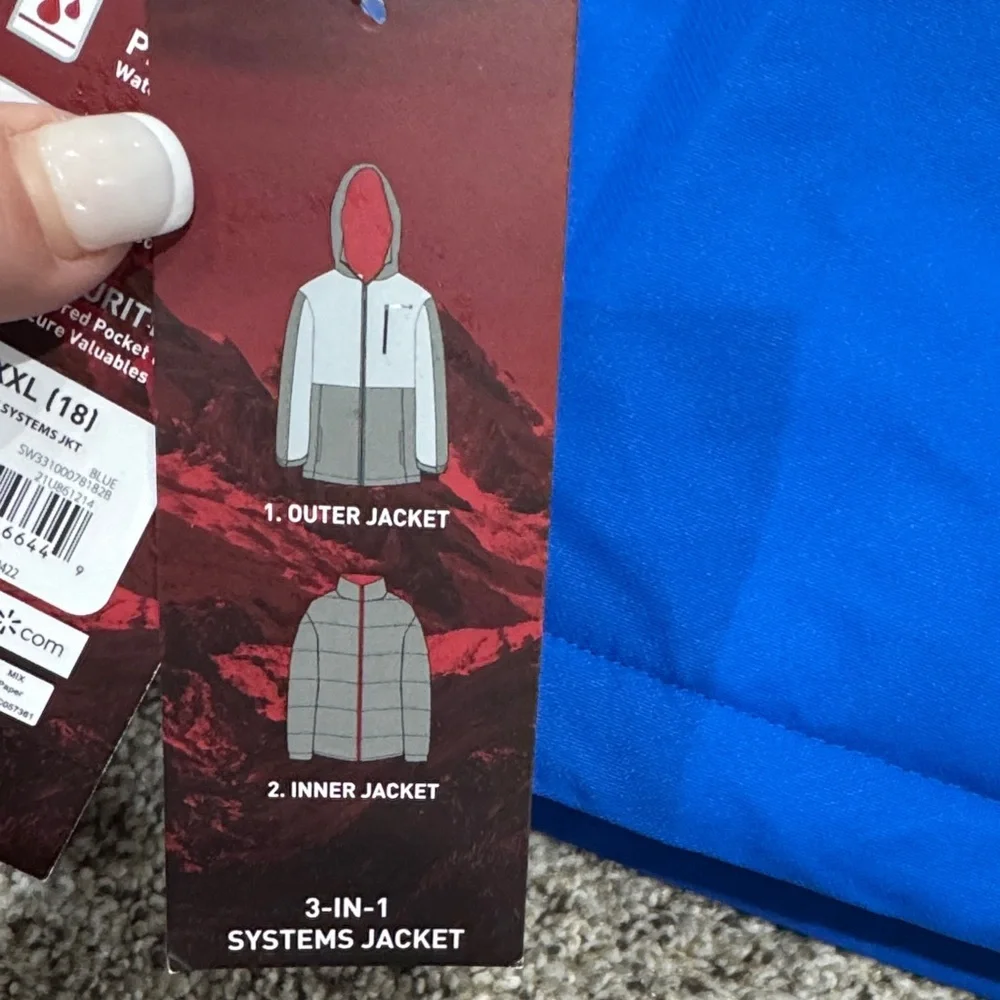 Swiss tech boys 3-in-1 jacket
